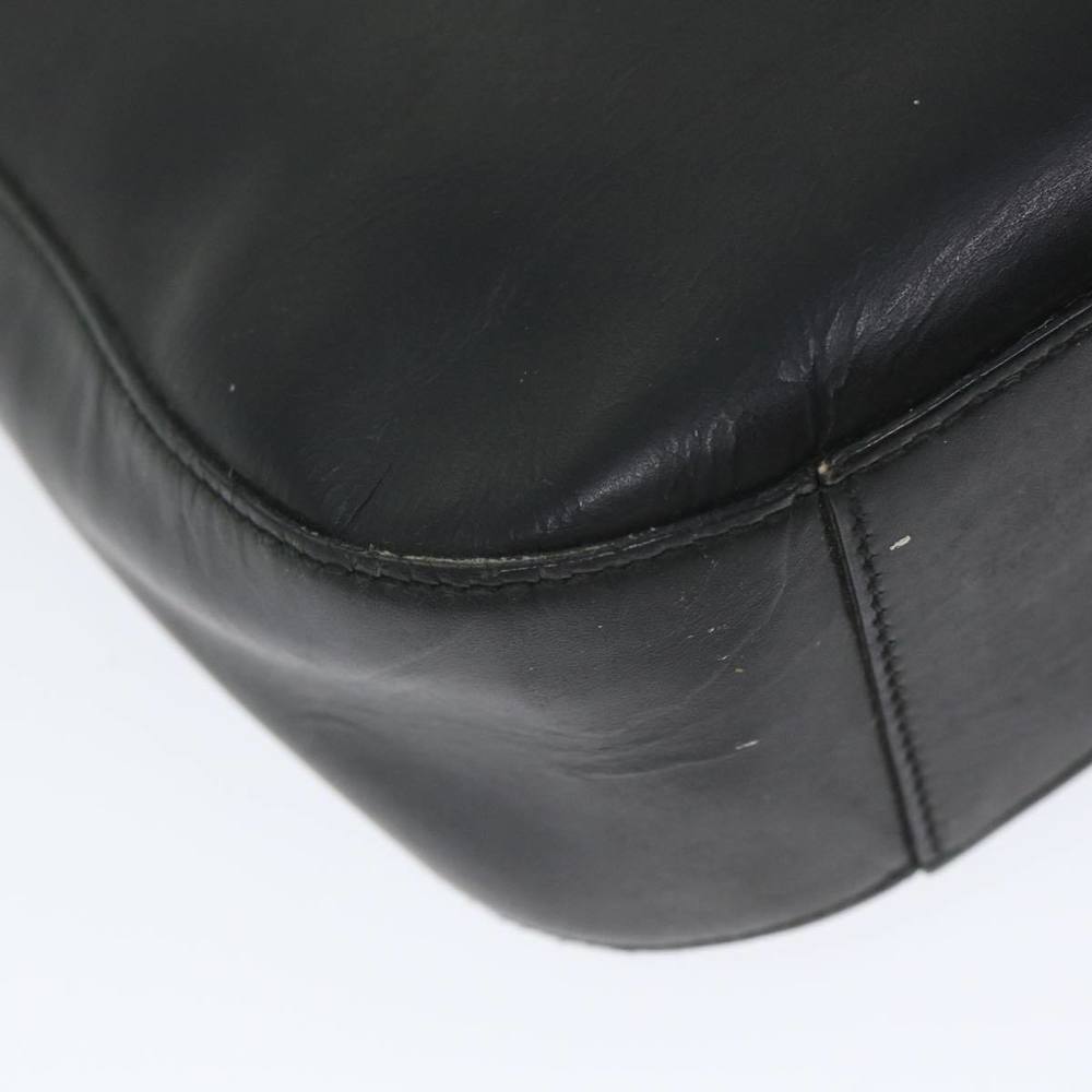 PRADA Shoulder Bag Leather Black Auth 56396 - Picture 16 of 16